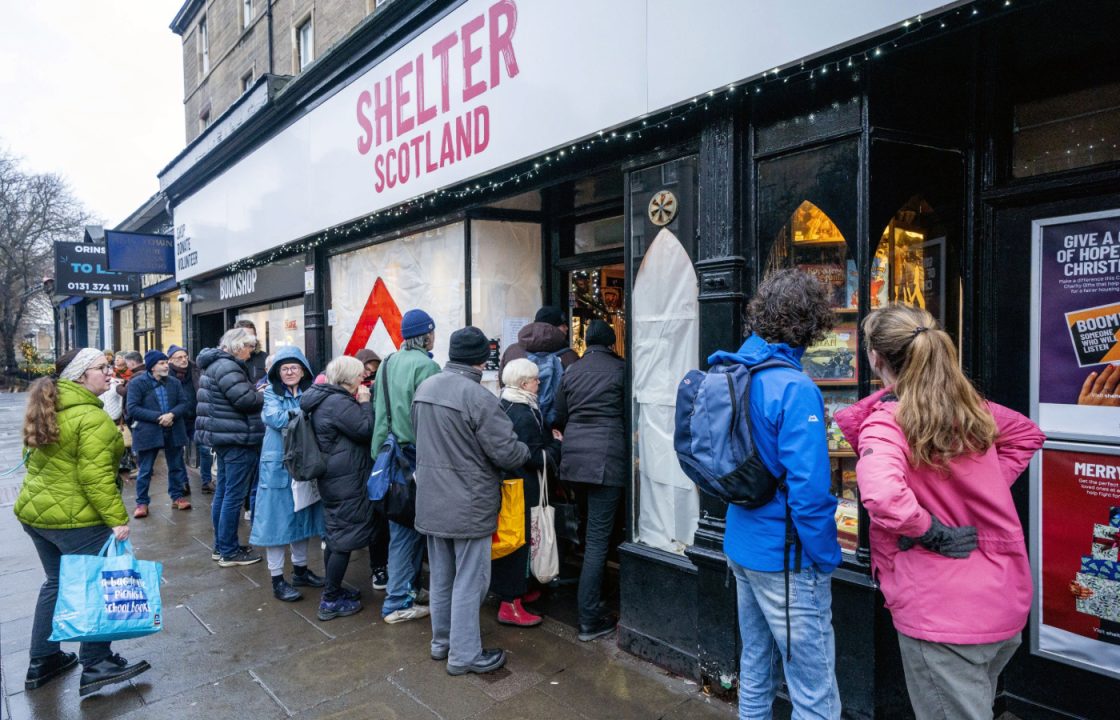 Bargain hunters flock to charity shop’s ‘legendary’ January sale in Stockbridge, Edinburgh