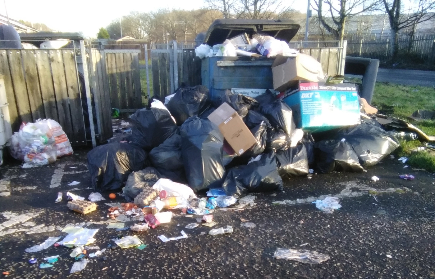 Angry Glasgow residents claim bins went 'unemptied' over festive period
