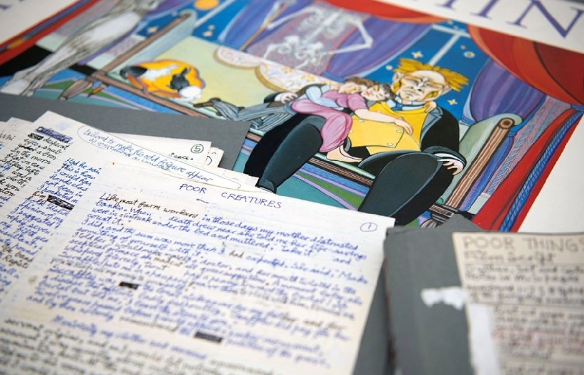 The National Library of Scotland has bought the last and final tranche of archive material by renowned Poor Things author, artist and playwright, Alasdair Gray.