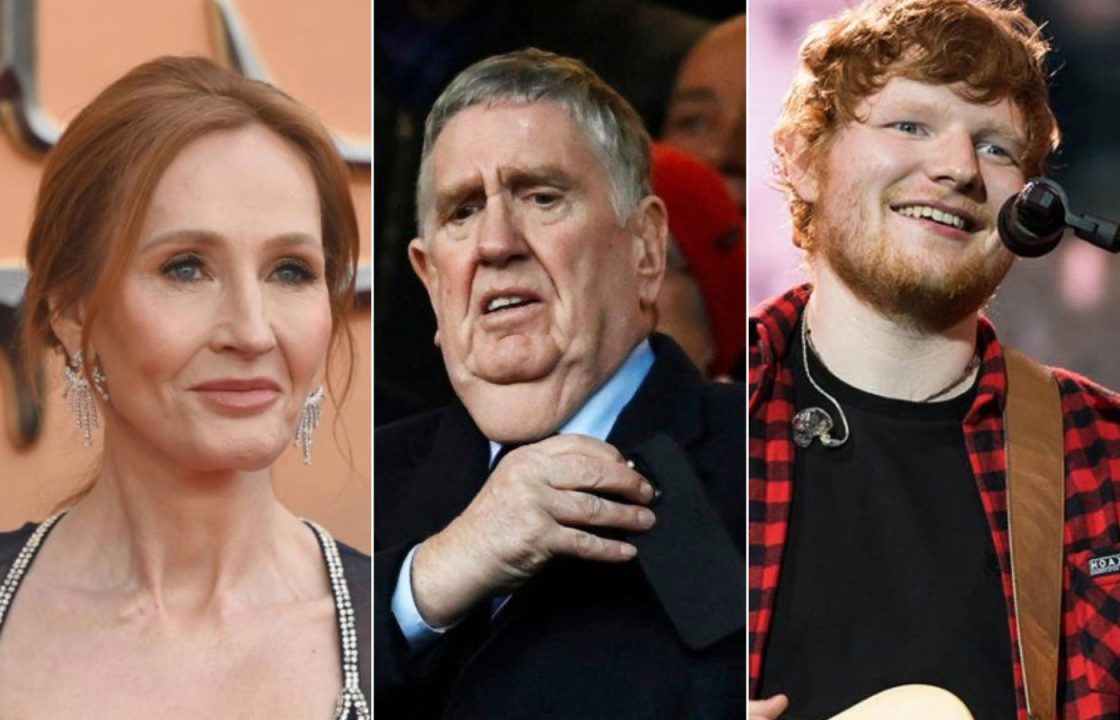 JK Rowling, former Rangers chairman and Ed Sheeran on top tax payers list