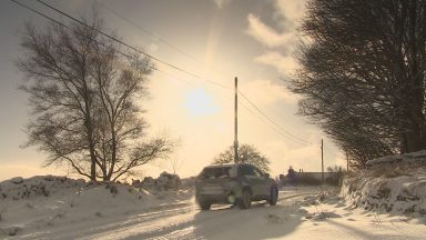 Disruption as heavy snow hits North East and Highlands