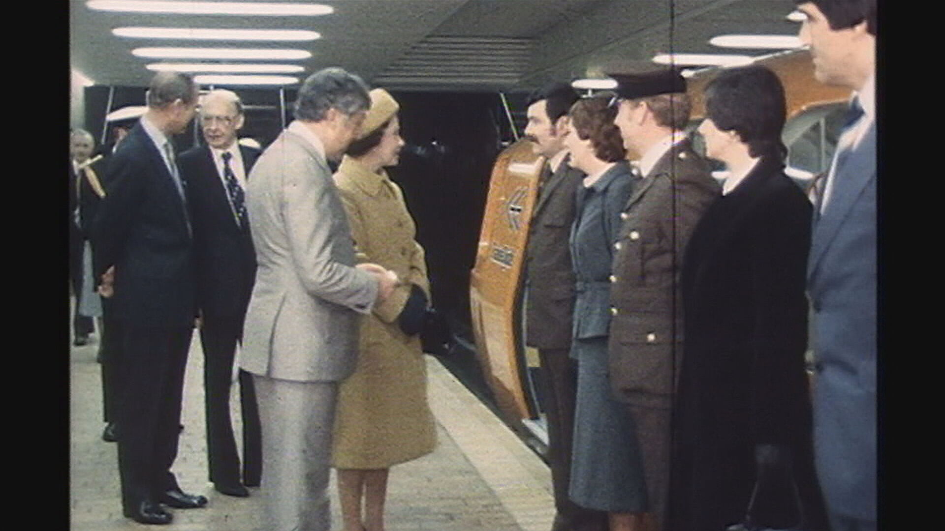 Queen Elizabeth II officially reopened the Glasgow Subway in 1979