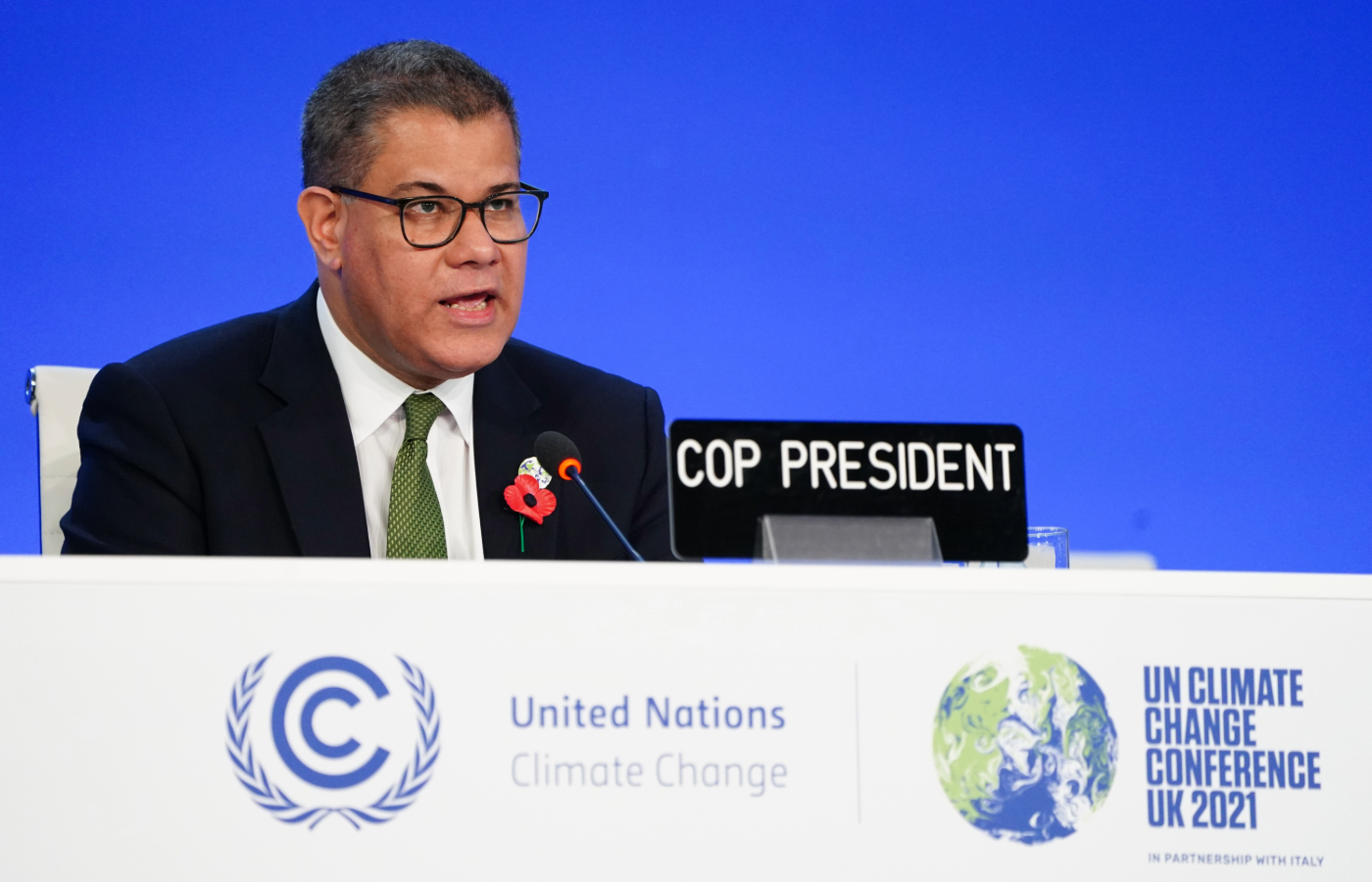 Sir Alok Sharma was president of the United Nations Cop26 climate summit in Glasgow in 2021 (Jane Barlow/PA).