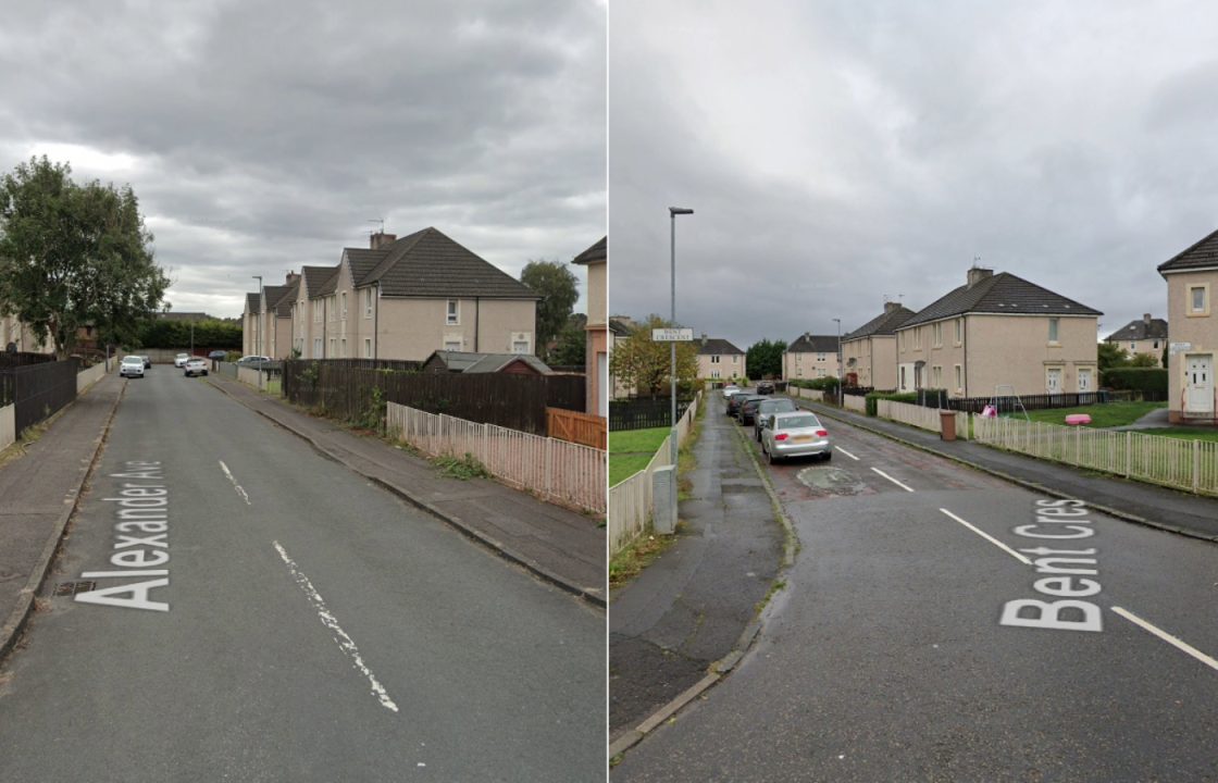 Police appeal after gang assault man and vandalise two properties in Uddingston