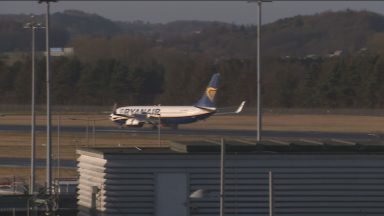 Passengers land in Edinburgh after storm diversion to Germany