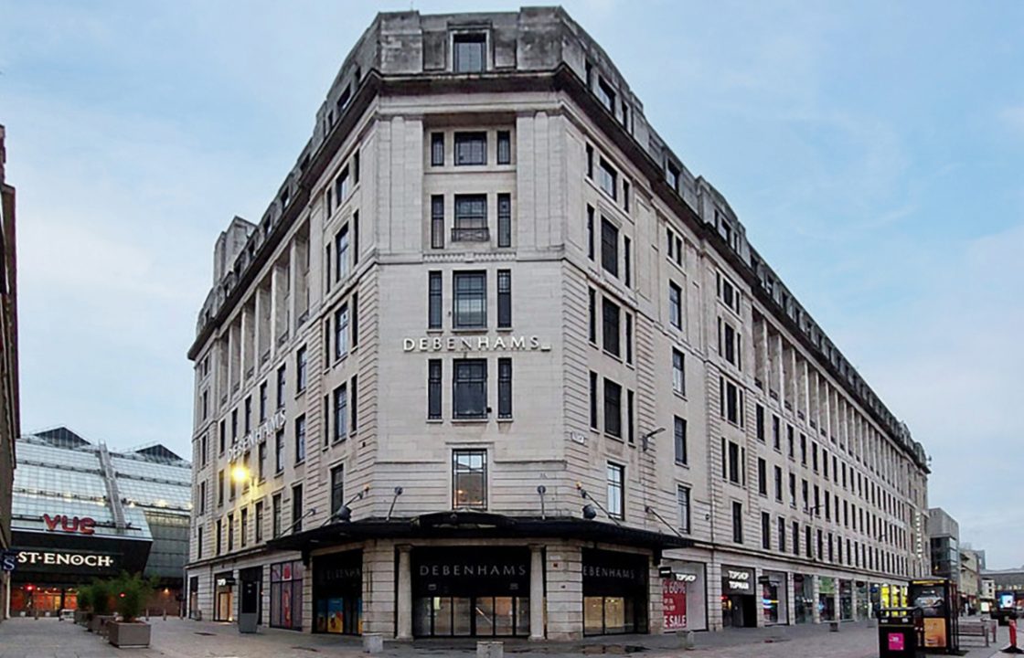 Entire contents of former Glasgow Debenhams store put up for auction