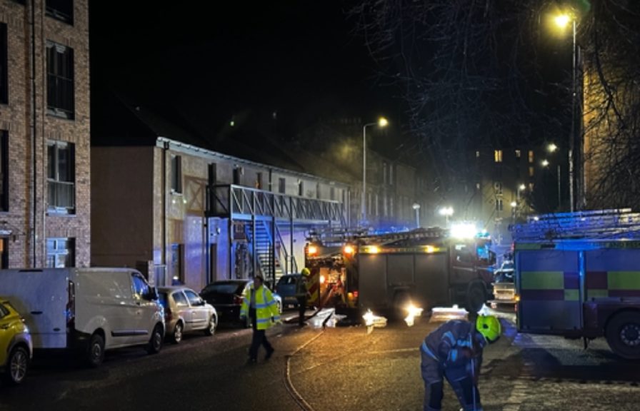 Three people taken to hospital after fire breaks out at Leith hostel on ...