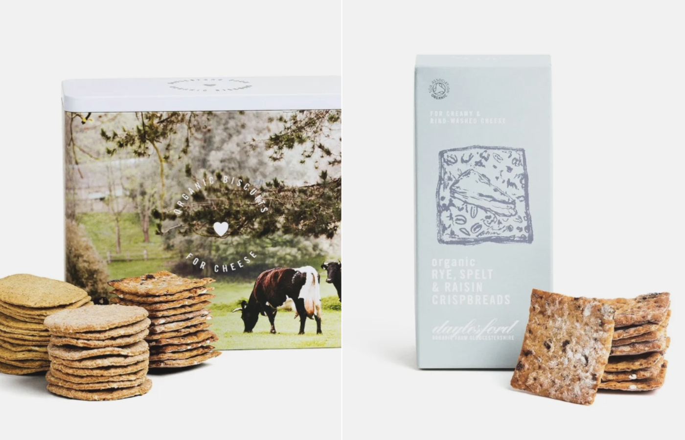 Daylesford Organic biscuits and crispbreads have been recalled. Photo: Daylesford Organic.