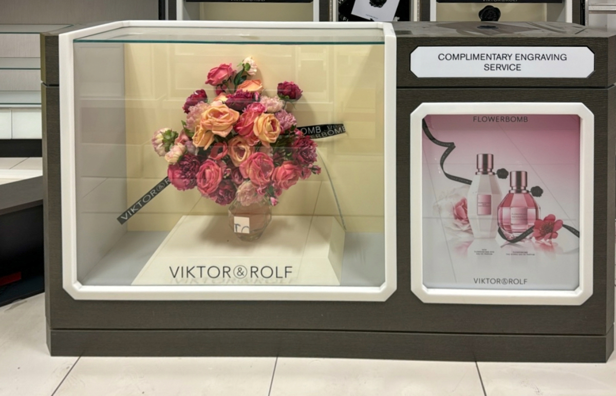 A Viktor Rolf display counter. 