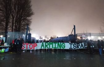 Campaigners blockade Govan shipyard in solidarity with Palestinians amid calls for ceasefire