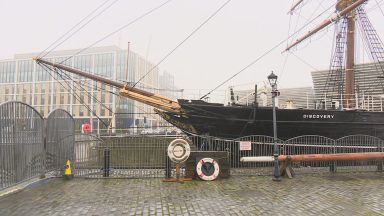 Antarctic expiration ship RRS Discovery begins restoration work