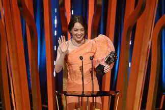 Poor Things triumphs at Baftas with five awards including best actress for Emma Stone