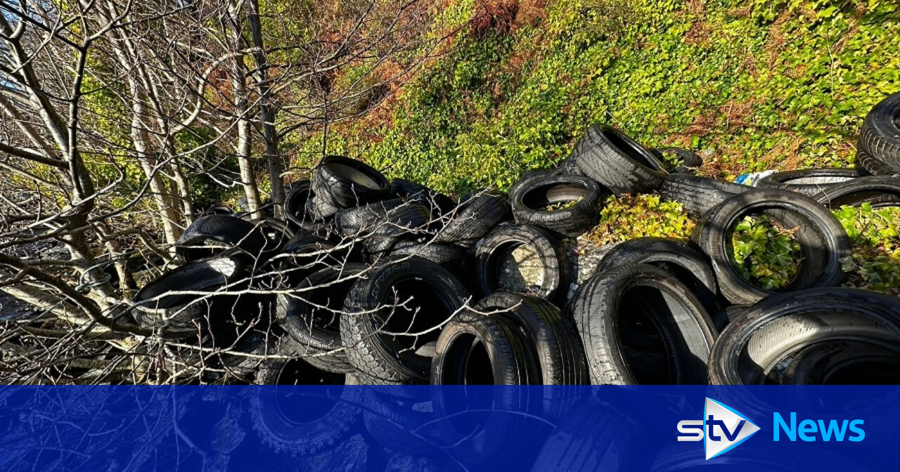 300 used tyres dumped 'recklessly' in loch removed over three days