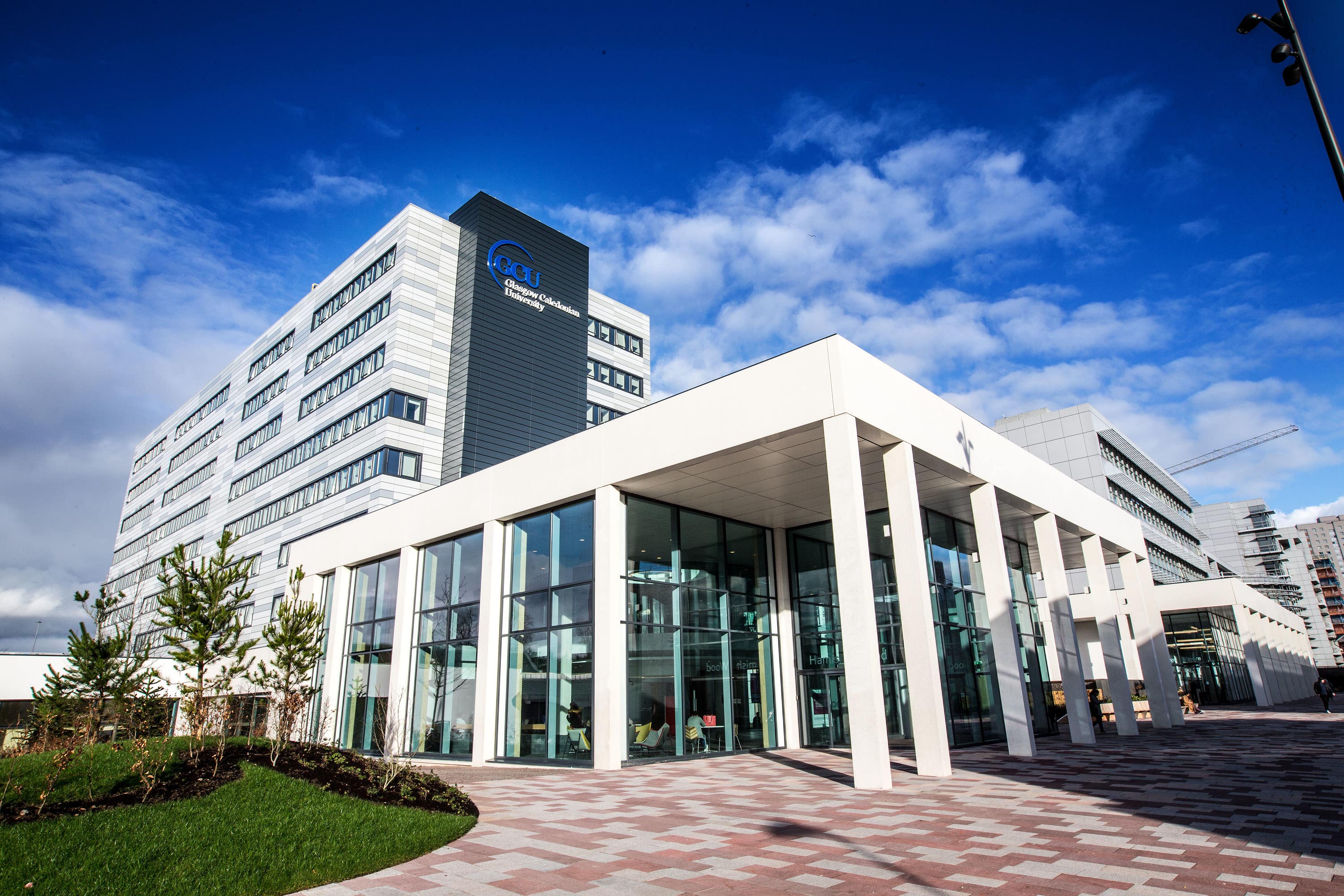 The Glasgow Caledonian University campus in Glasgow city centre.