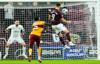 Lawrence Shankland on target as Hearts tighten grip on third place by beating Motherwell