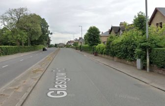 Motorcyclist taken to hospital after rush hour collision with car on Glasgow Road in Paisley