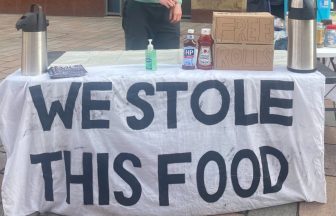 This is Rigged campaigners hand out ‘stolen sausage rolls’ amid calls for food poverty action