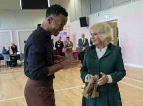 Queen Camilla ‘may take up tap dancing’ as Strictly star Johannes Radebe gifts royal tap shoes