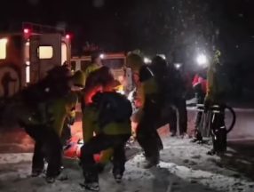 Cairngorm Mountain Rescue: Man stretchered off blizzard-hit Cairngorms after slipping and injuring leg