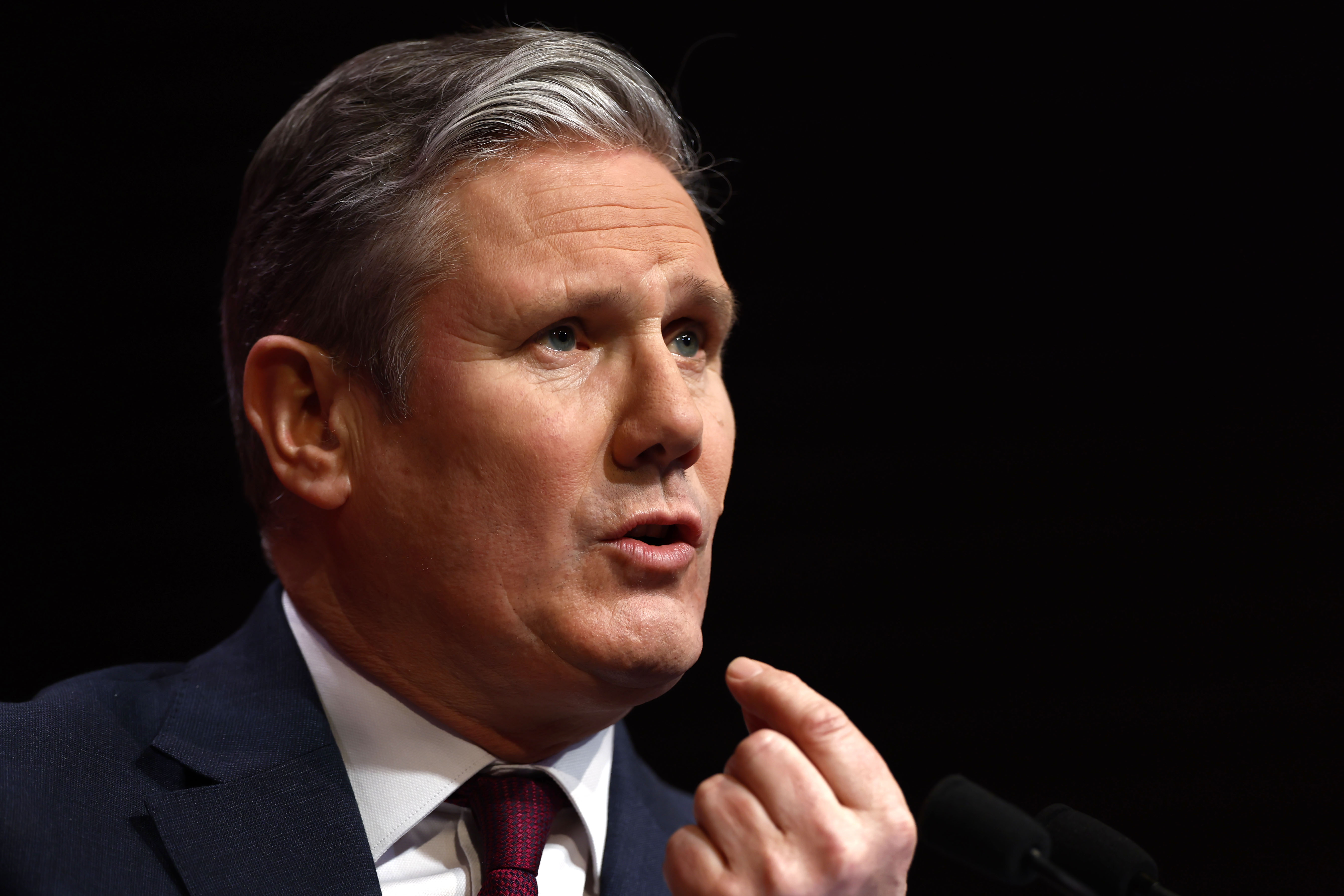 Keir Starmer said 'we are not turning off the taps' in the North Sea