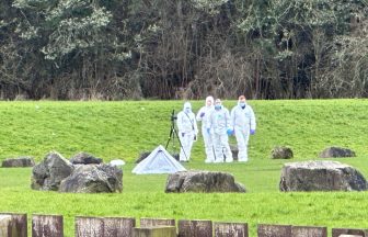 Man’s death treated as ‘unexplained’ after burned body found on football pitch in Motherwell