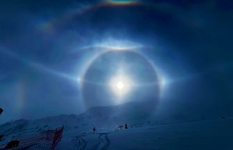 What is a Sun halo and why did it stun a ski slope full of meteorologists?