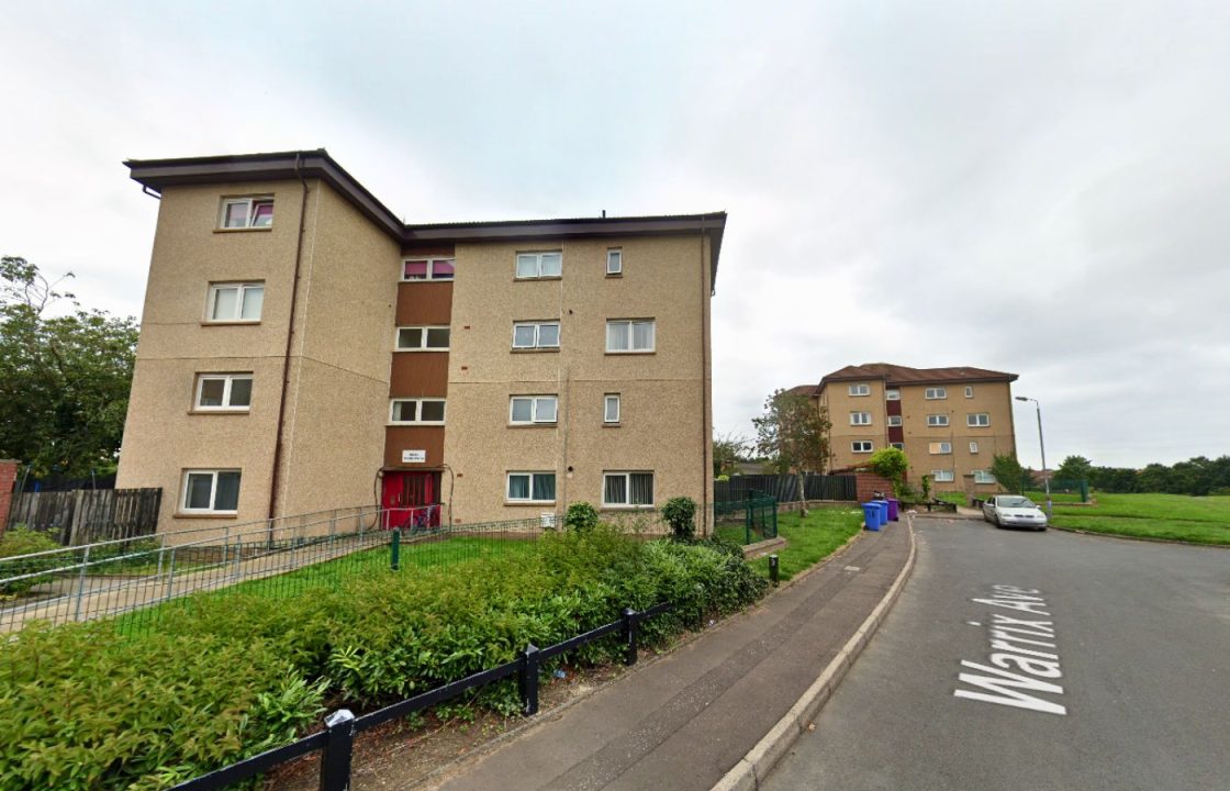 Woman dies after plunging from block of flats in Irvine, hours after being visited by police