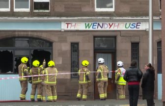Firefighters continue to battle blaze at Wendy House Nursery in Angus after fire broke out