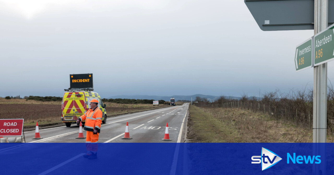 Woman dead and three in hospital after three vehicle crash shuts down A96 near Balloch