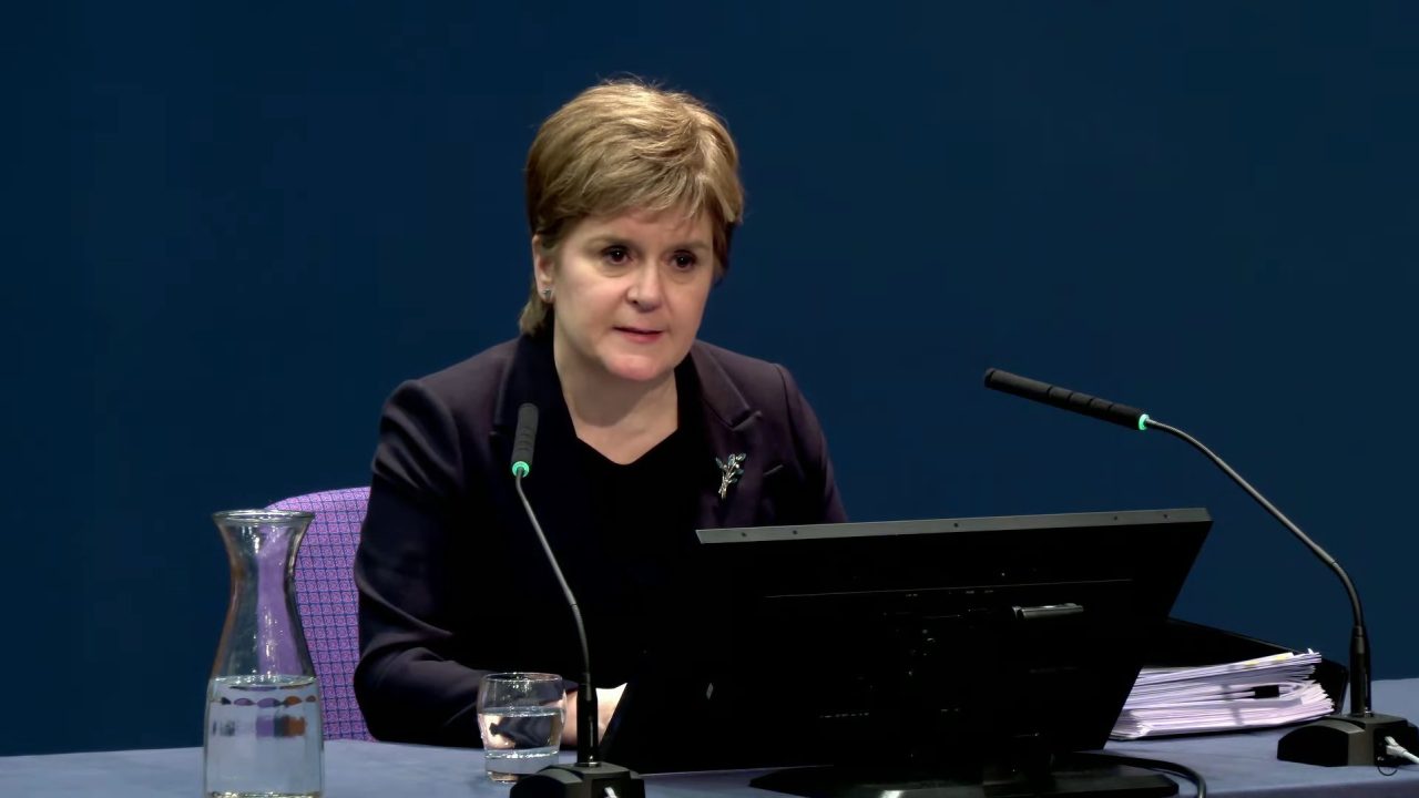 Former first minister Nicola Sturgeon gave evidence to the UK Covid-19 Inquiry in Edinburgh.