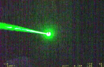 Teen charged after laser pen aimed at police helicopter in Renfrew