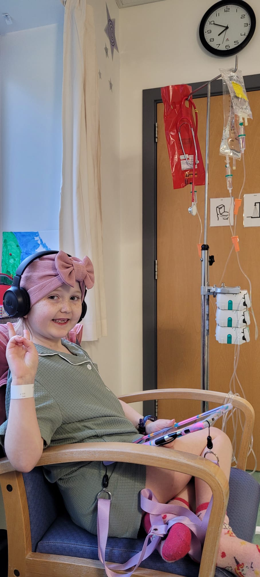 Aurora underwent gruelling chemotherapy while battling cancer