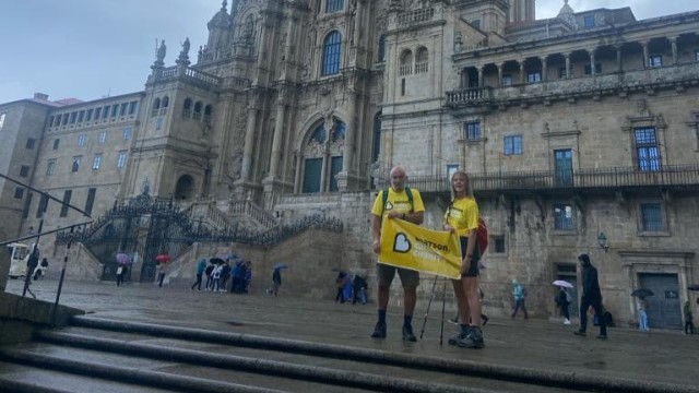 Man walks from France to Spain on Camino de Santiago to raise money for Beatson Cancer Charity