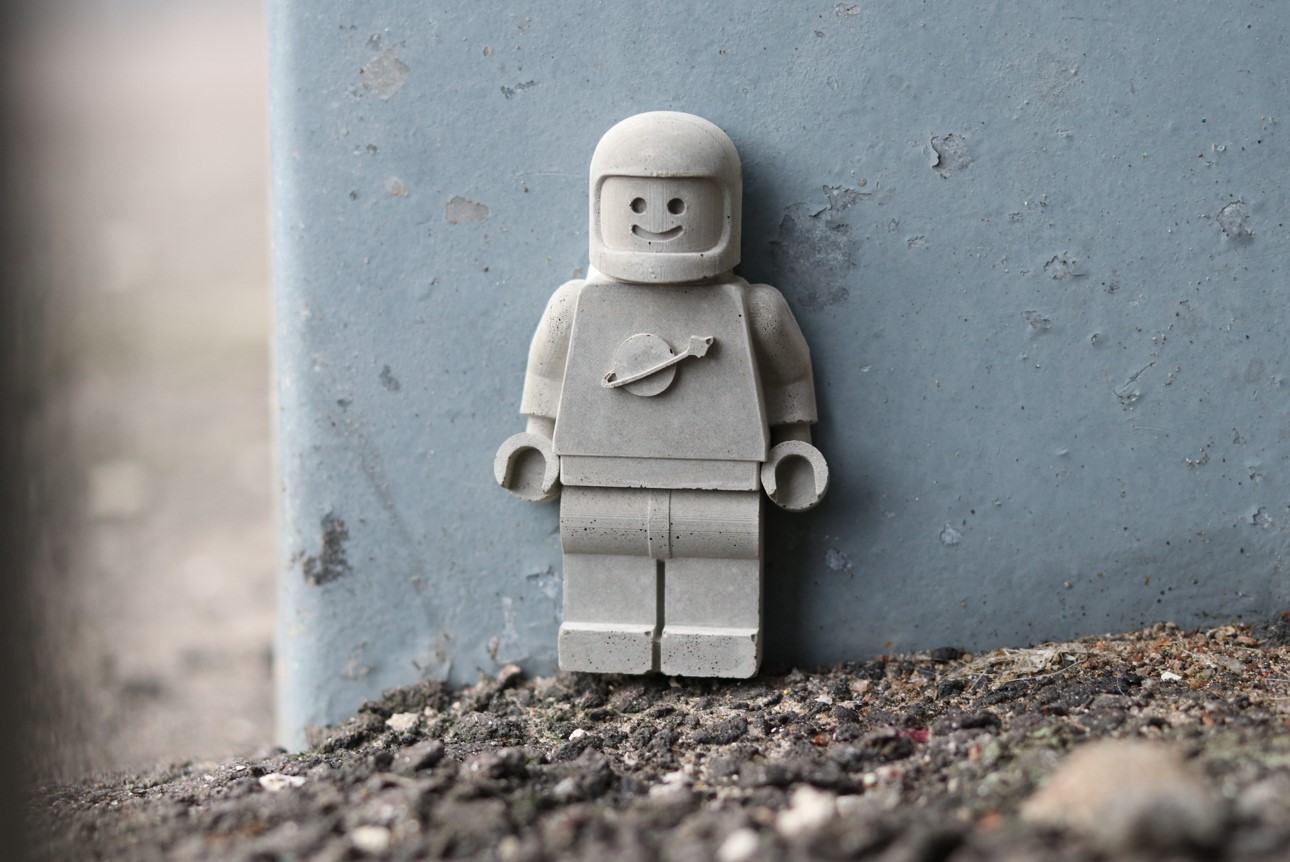 The Spaceman was the first Lego-inspired figure The Sketchy Maker made for the project. 