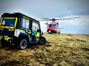 Injured hillwalker airlifted to safety after slipping near Tinto Hill summit