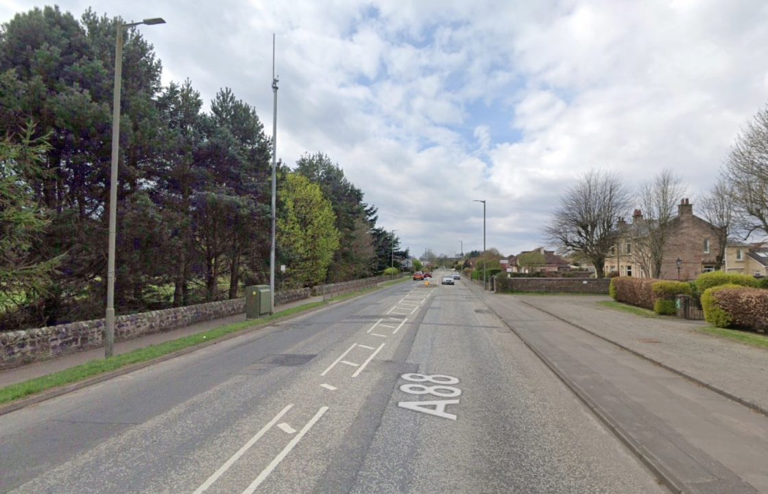 Elderly woman dead and four taken to hospital after two-car crash in Larbert