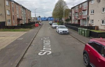 Man arrested after police chase ends with car crashing into parked vehicles in Grangemouth