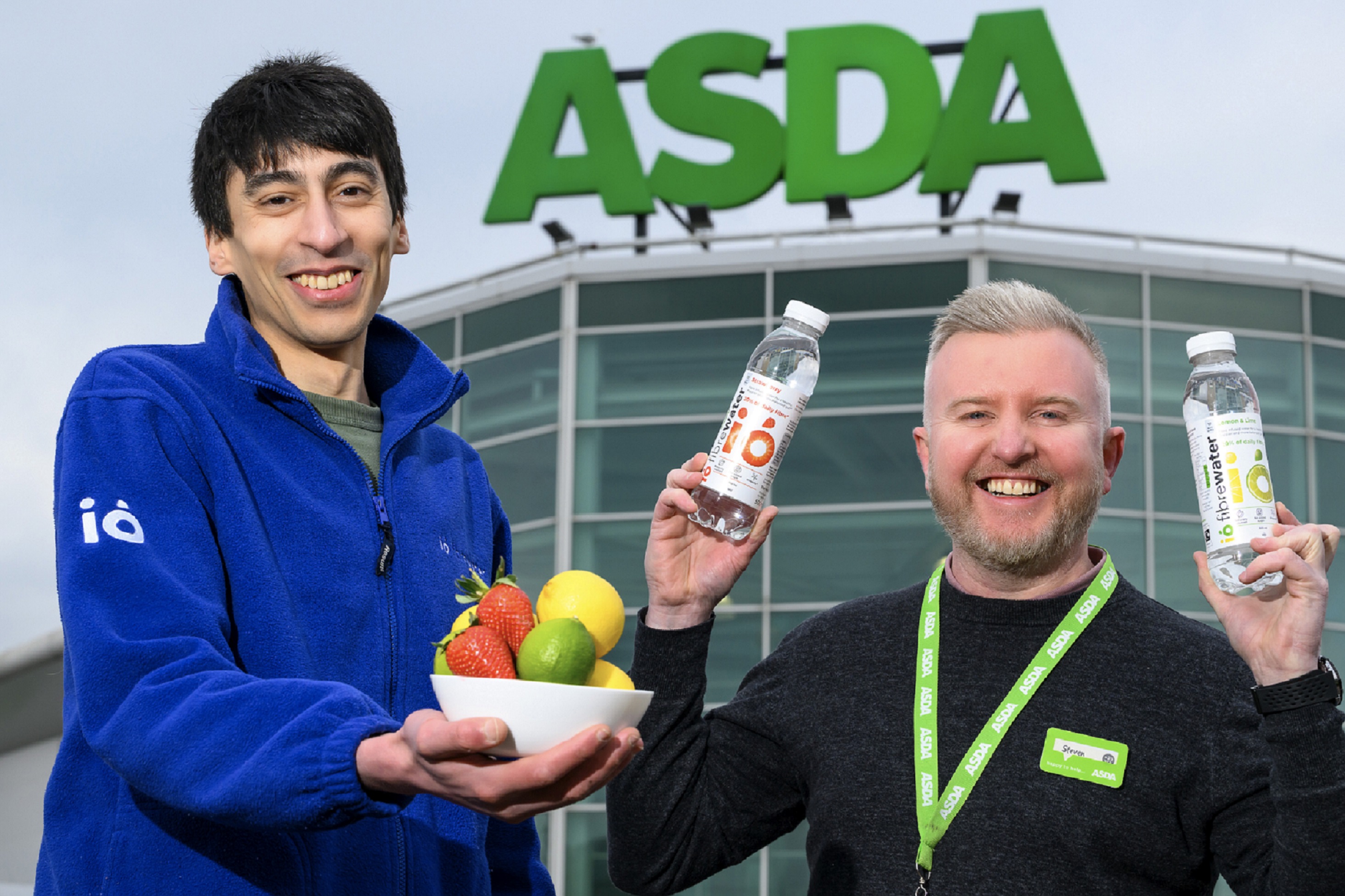 The move makes Asda the first major supermarket to stock the 'gut-loving prebiotic fibre-infused water'.
