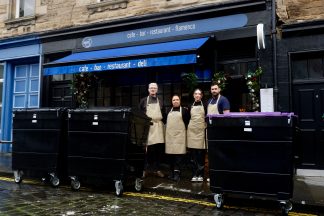 Edinburgh restaurant considers legal action after ‘smelly’ bin hub placed next to outdoor seating