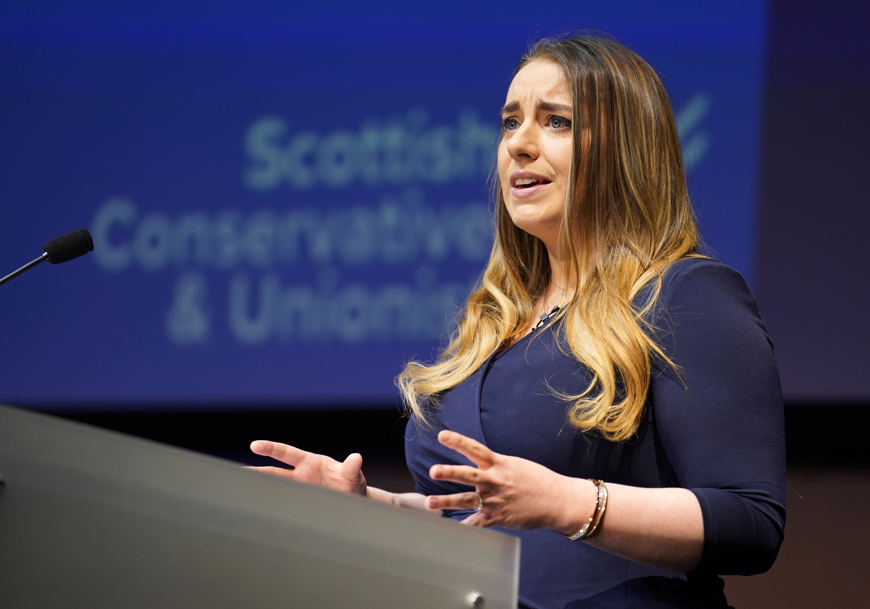 Meghan Gallacher will address her party’s conference on Friday (Andrew Milligan/PA).