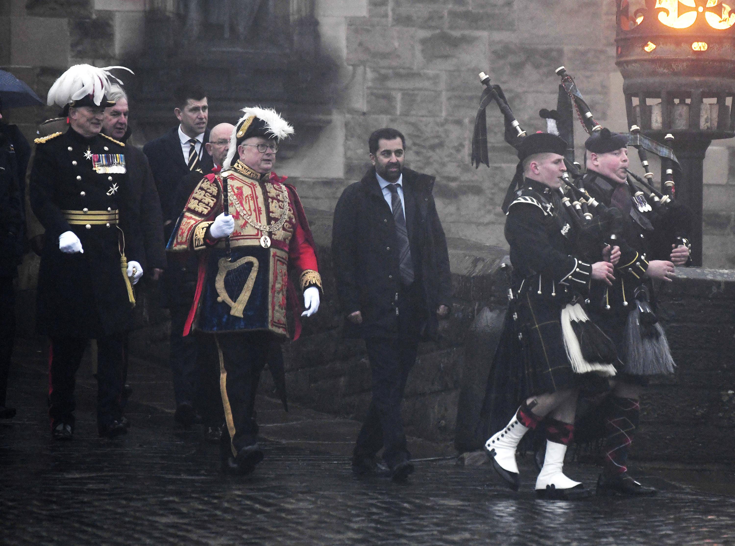 Humza Yousaf is one of the Commissioners for the Safeguarding of the Regalia.