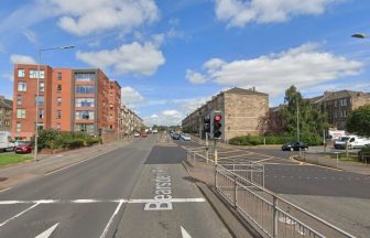 Woman rushed to hospital after being struck by car in hit and run in Glasgow