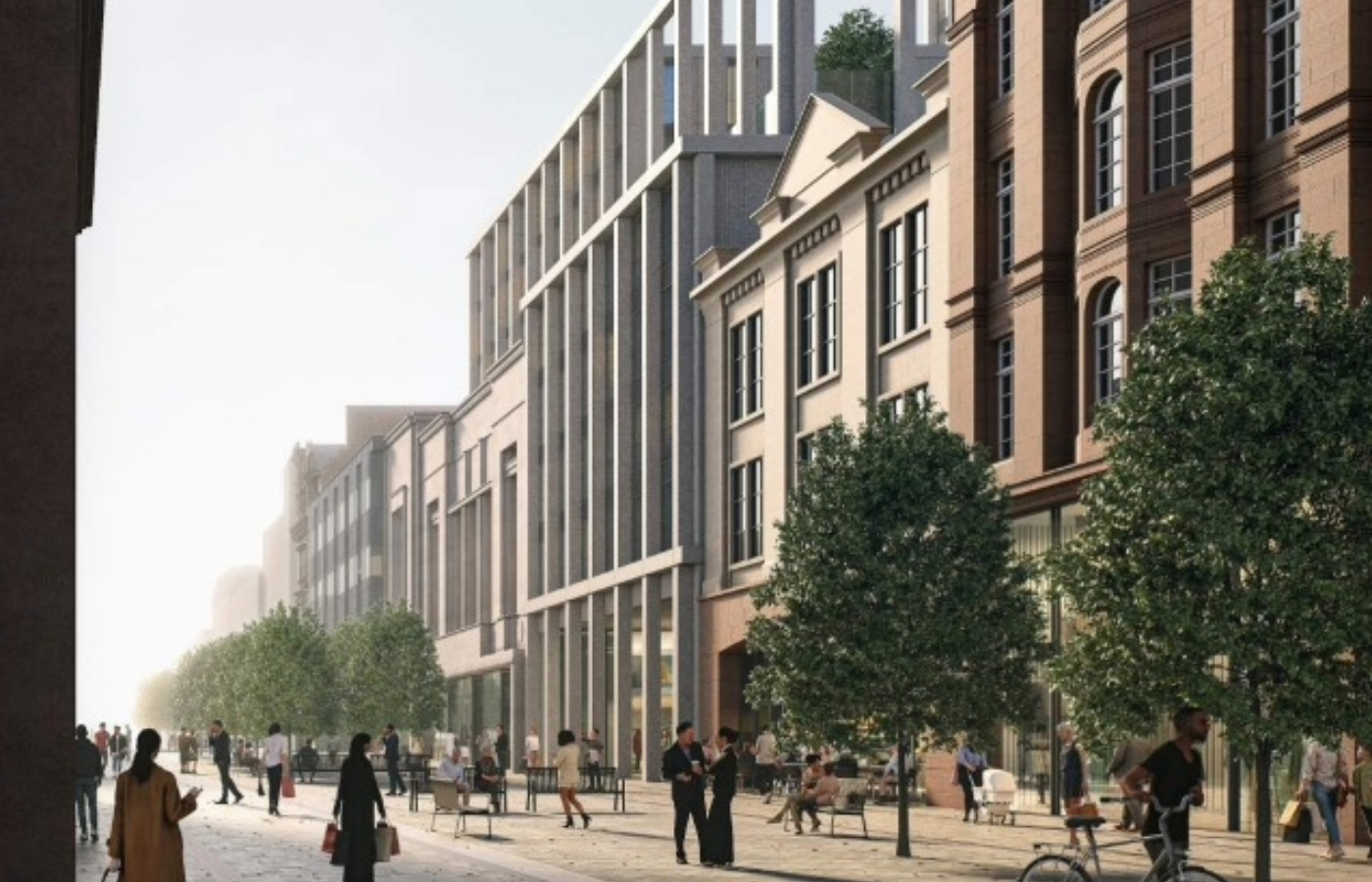 An arcade linking Sauchiehall Street to Renfrew Street would be reintroduced under the new plans. Photo: Fusion