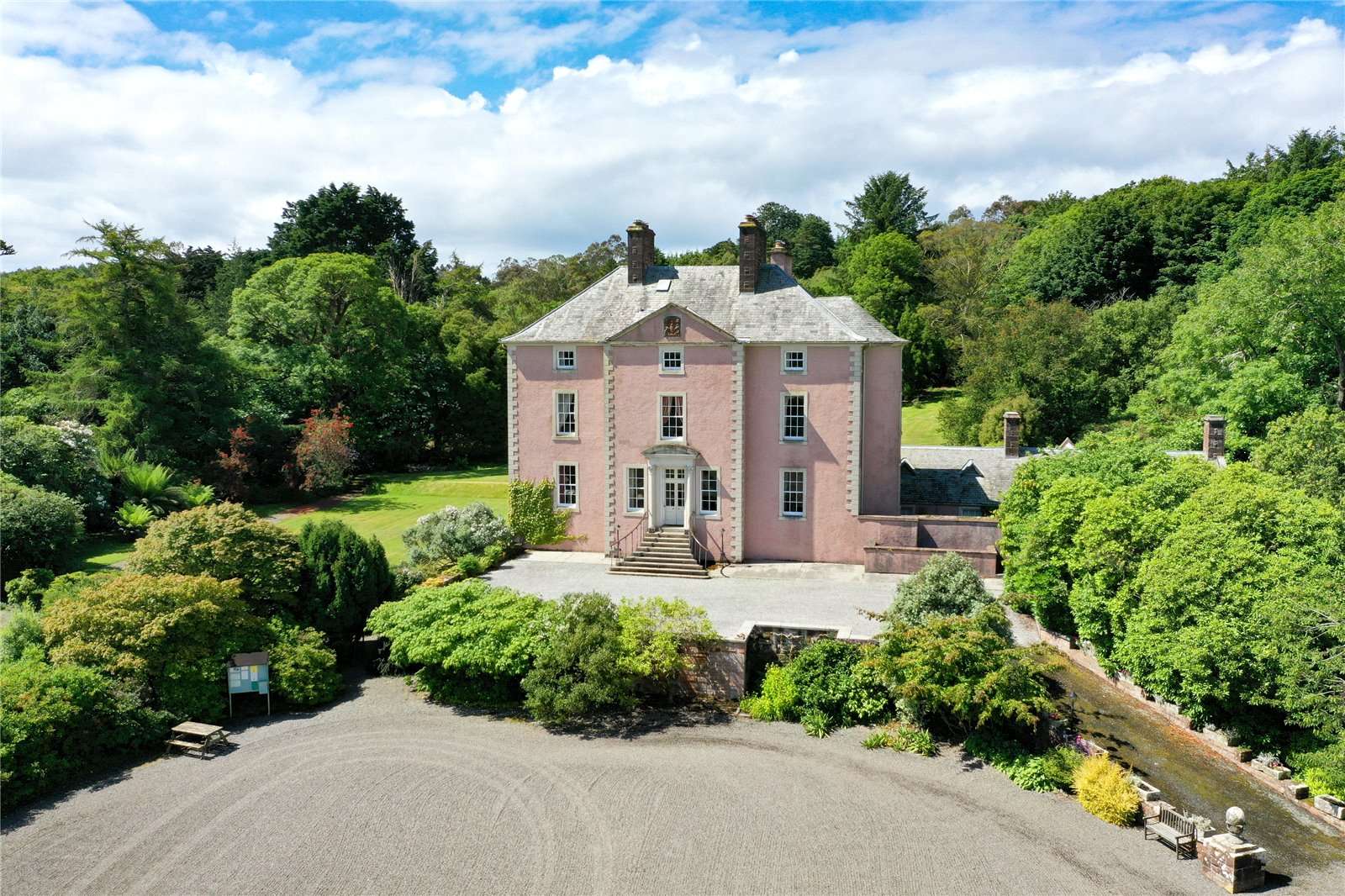 The Logan Estate, in Wigtownshire, dates back to 1702 and it's focus point is the category A-listed Queen Anne style property Logan House. 