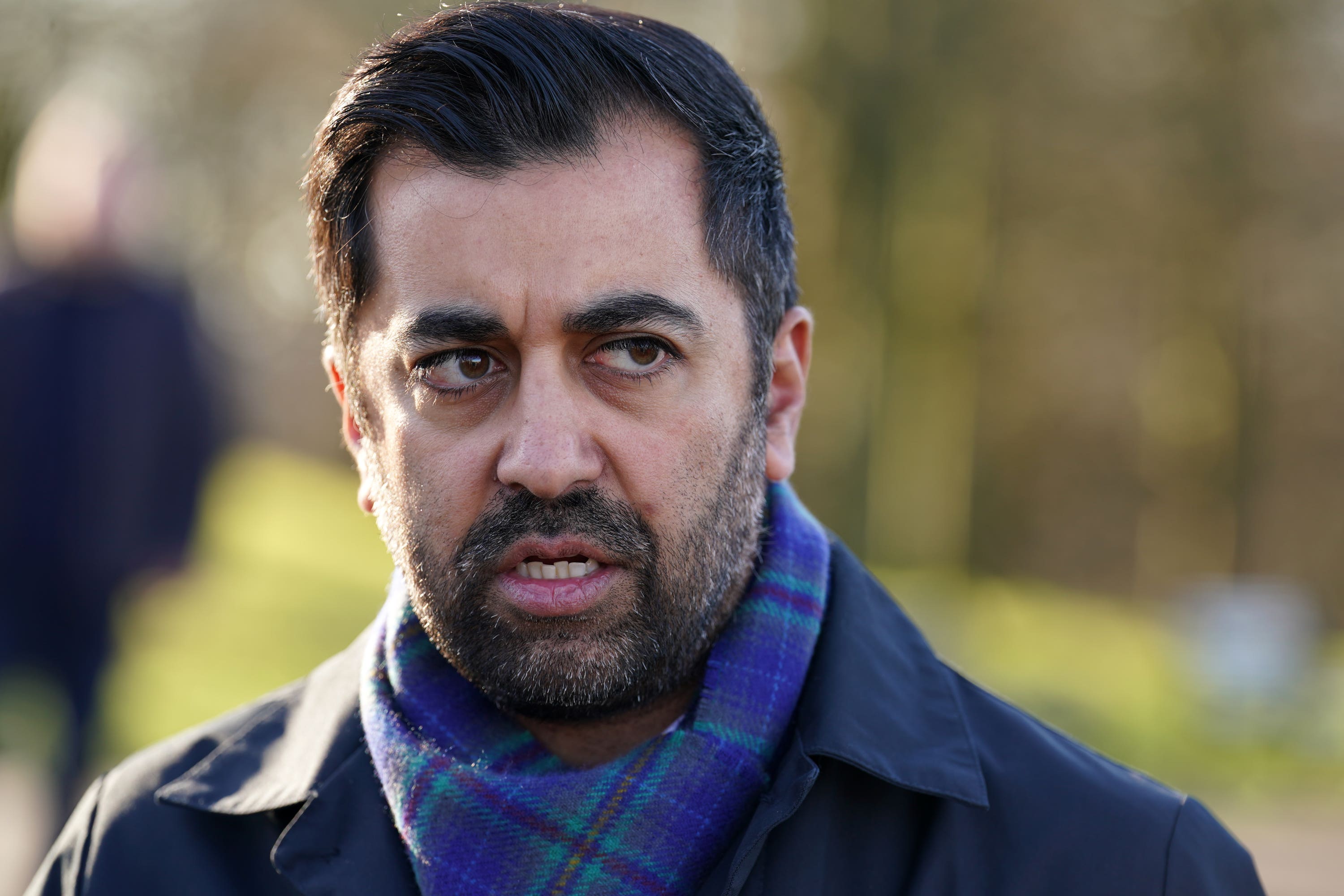 First Minister Humza Yousaf has been accused of ‘peddling the myth that the pandemic is the sole cause of the NHS’s woes’ (Andrew Milligan/PA).
