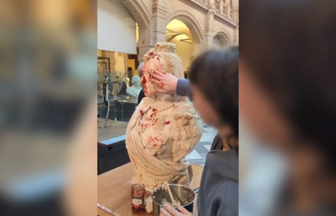 Two women charged after jam smeared on bust of Queen Victoria in Glasgow Kelvingrove Art Gallery protest