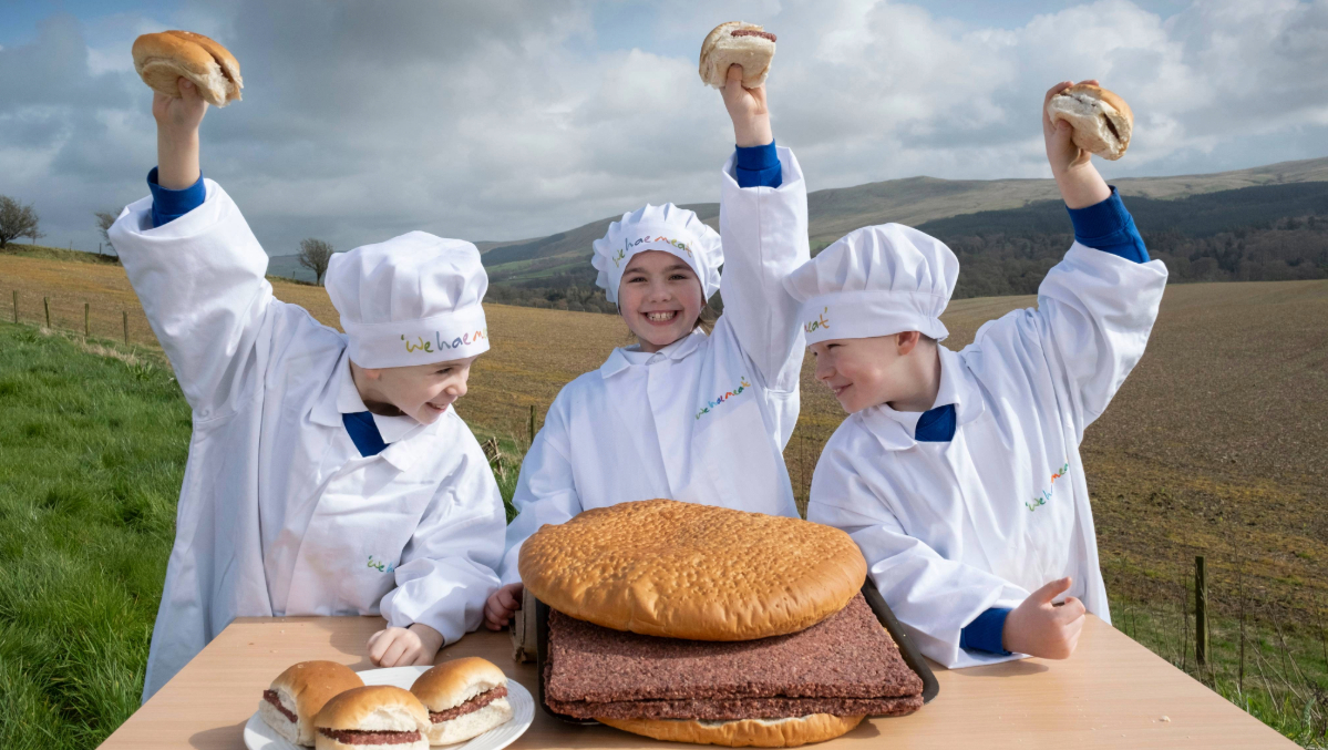 Breadwinner Bakery produced a colossal morning roll.