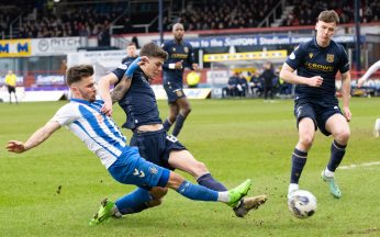 Kilmarnock hit injury-time equaliser to share points with Dundee