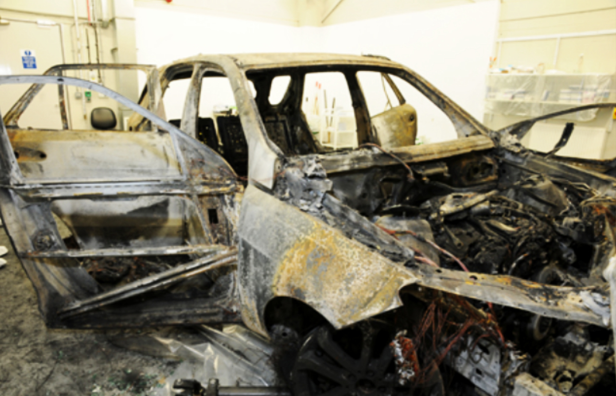 Murder of Rafal Lyko burned out car