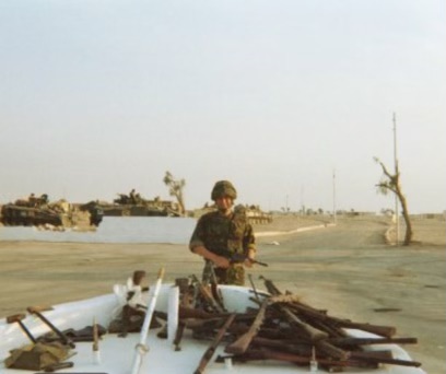 Mark suffered multiple injuries and sight loss while in Iraq